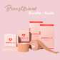 boobyful aid breastfriend bundle nude boob tape with two nude tape rolls and two nipple covers